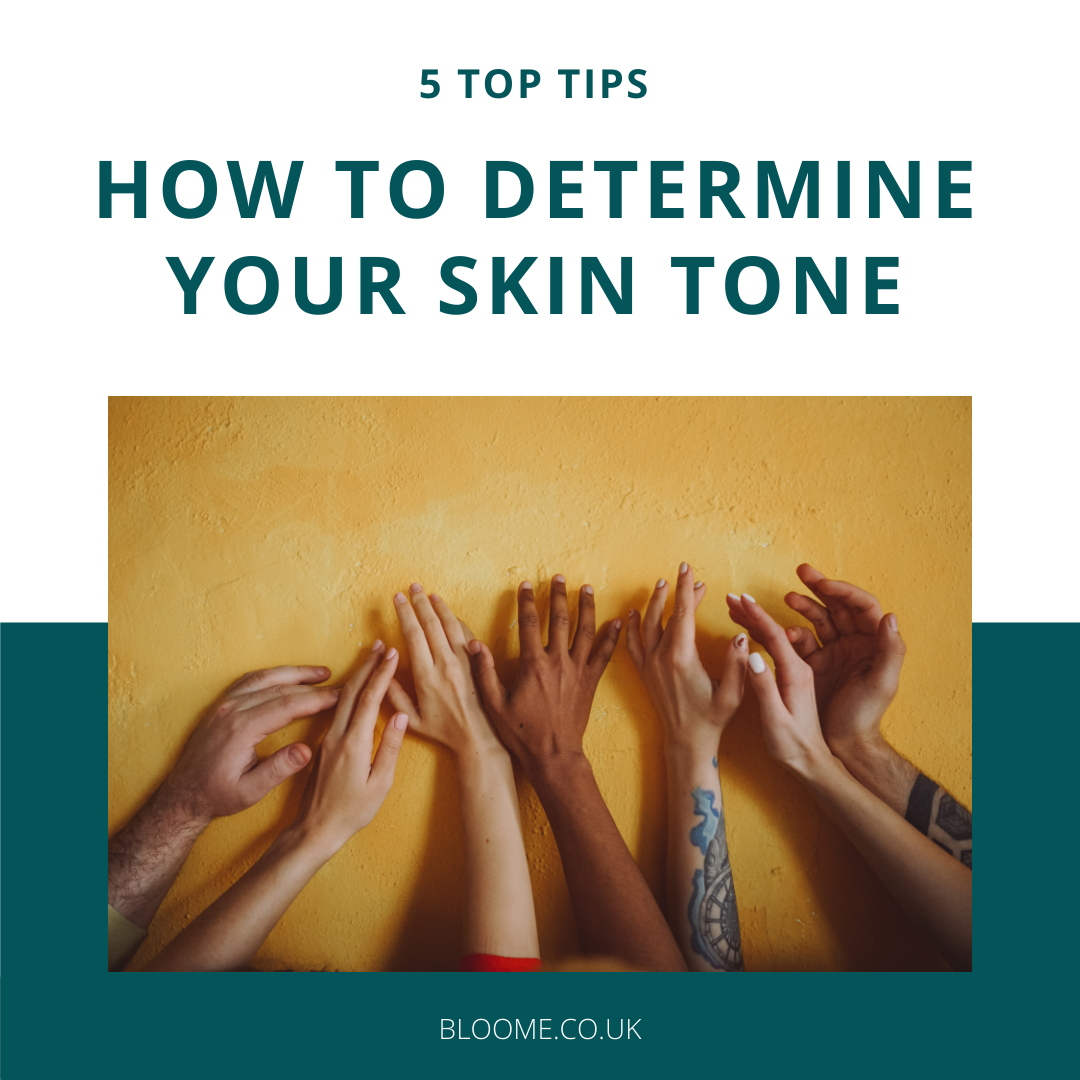 HOW TO DETERMINE YOUR SKIN TONE